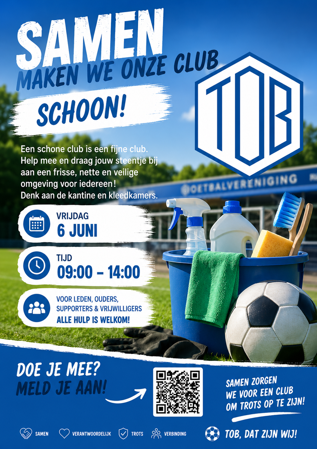 Schoonmaakdag op 6 juni, meld je aan!