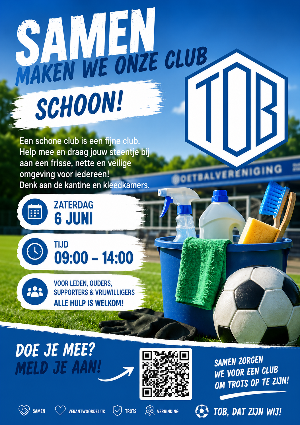 Schoonmaakdag op 6 juni, meld je aan!