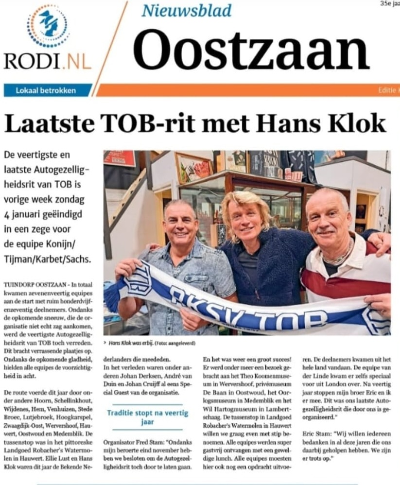 Extra clubblad januari 2026